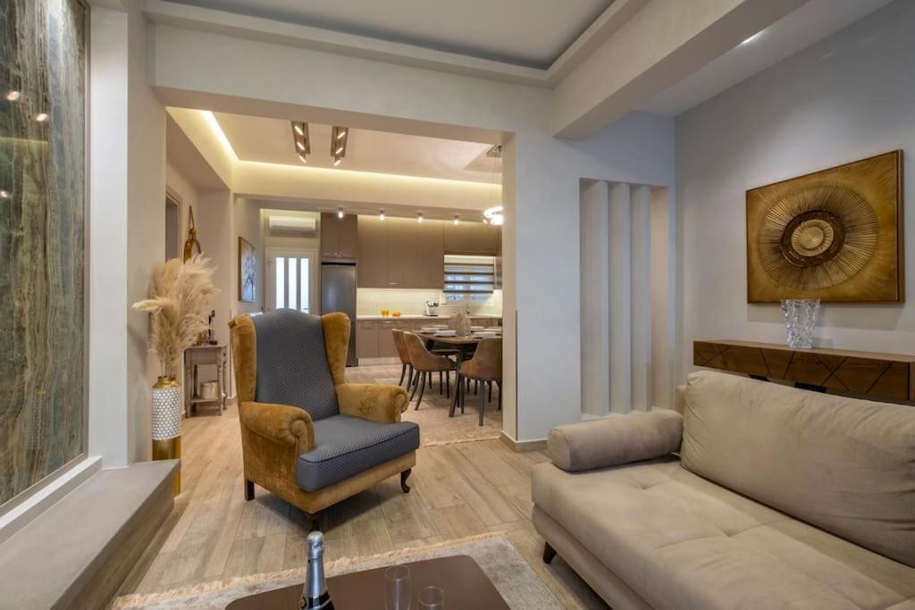 Maison De Luxx A10, Cozy Apartment With Garden In Larissa Exterior foto